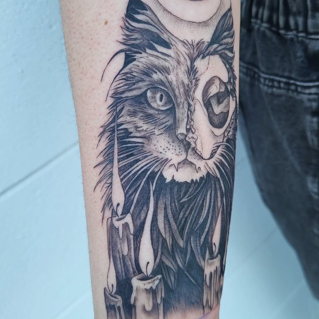 Tattoo by @jennas_inks — dark_realism