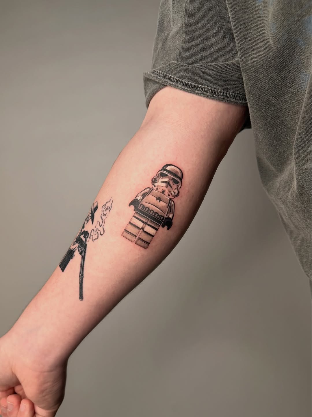 Tattoo by @jermlew_tattoo — black_and_grey
