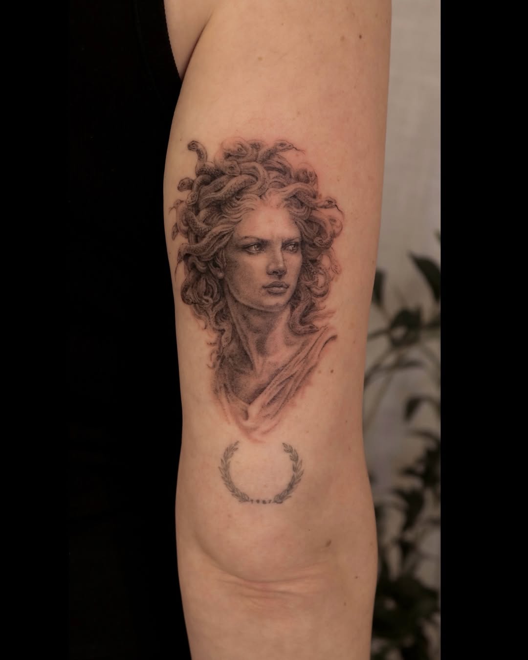 Tattoo by @nickthetailor — realism, black_and_grey