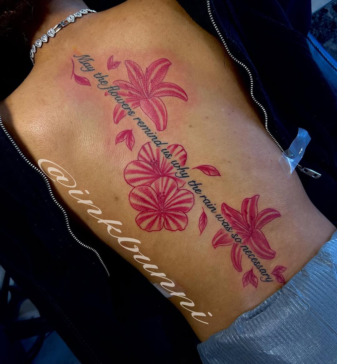 Tattoo by @inkbunni — lettering_script