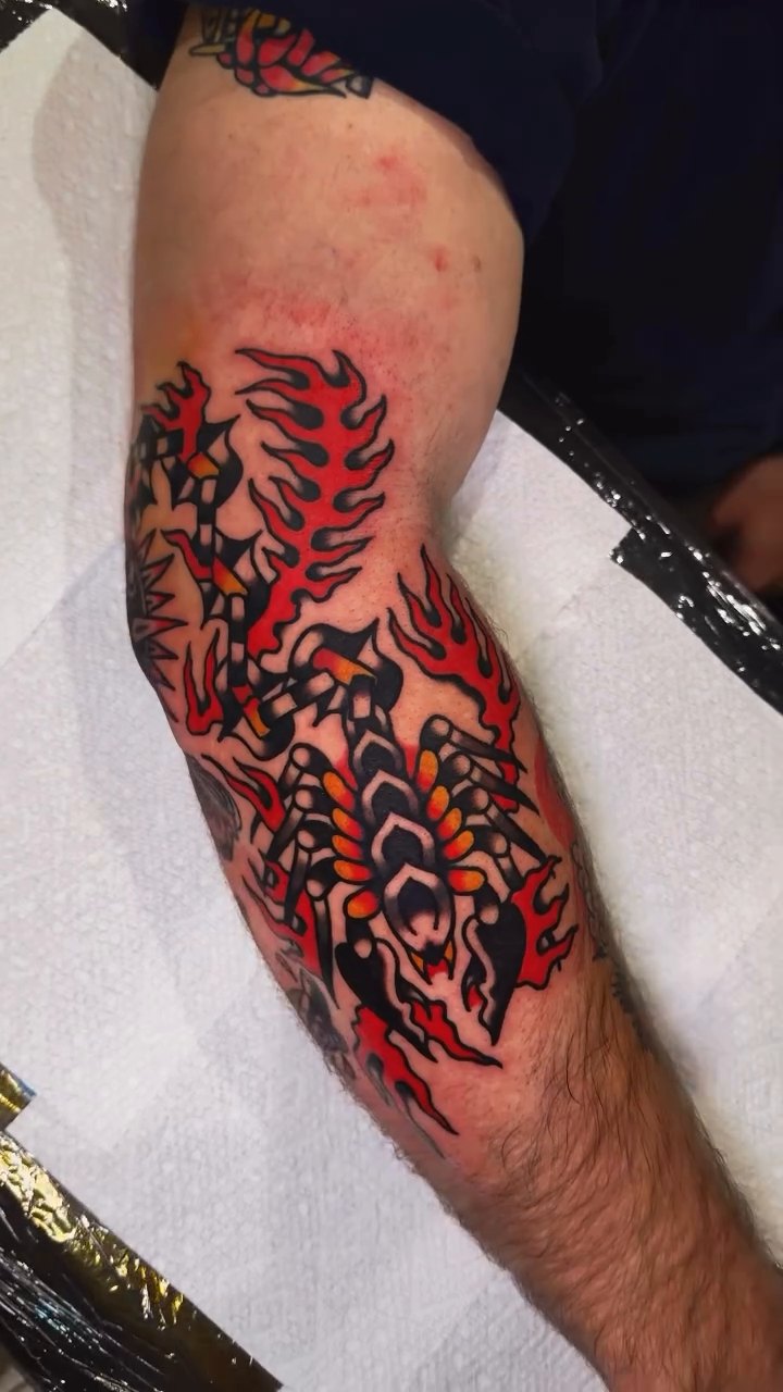 Tattoo by @blacktoothben — american_traditional, illustrative