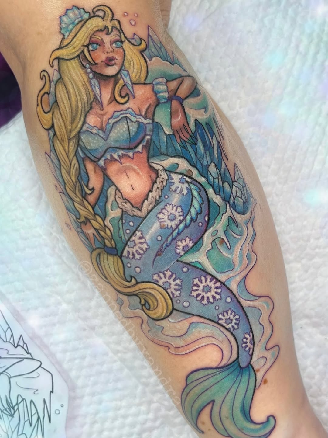 Tattoo by @zappedbyxandra — new_school, illustrative