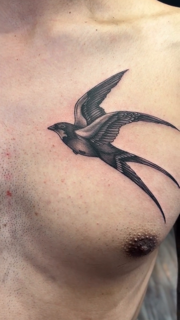 Tattoo by @luismarrufotattoo — realism, black_and_grey