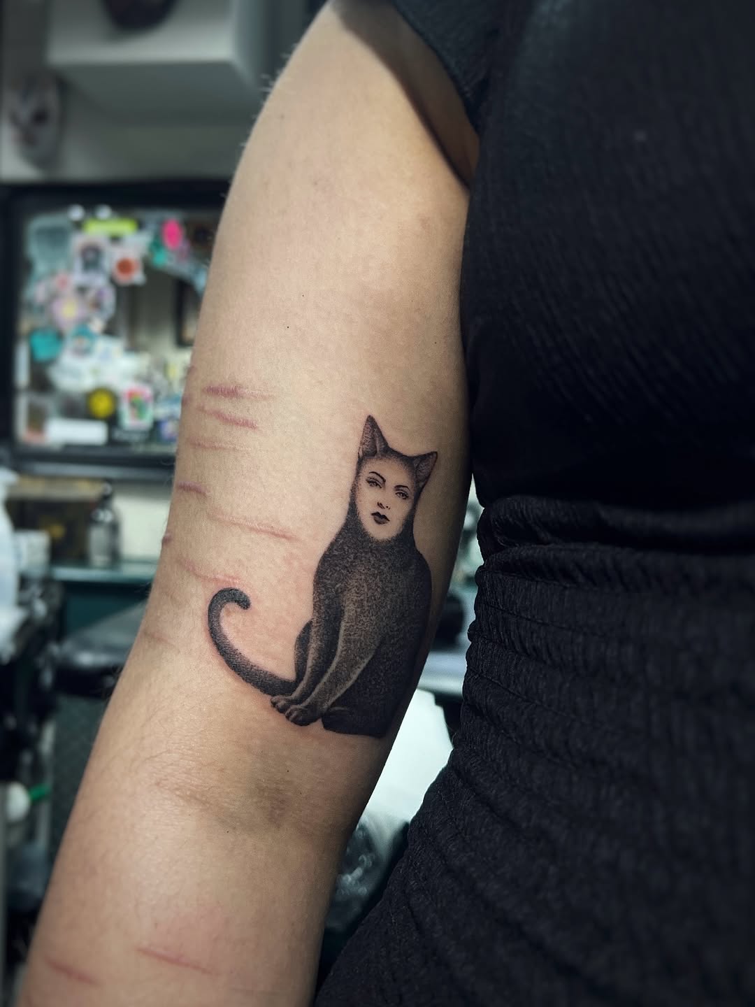 Tattoo by @rebecca_febo — realism, black_and_grey