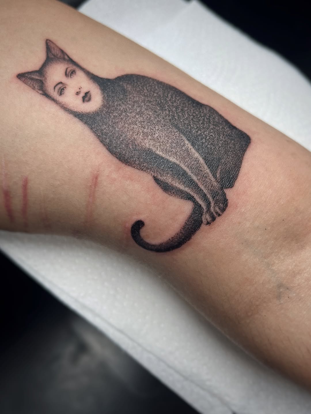 Tattoo by @rebecca_febo — realism, black_and_grey