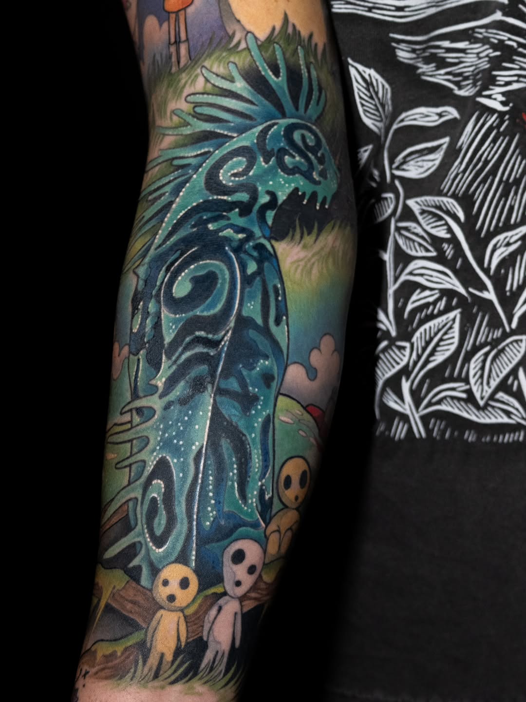 Tattoo by @lilith_tattoos — illustrative, anime