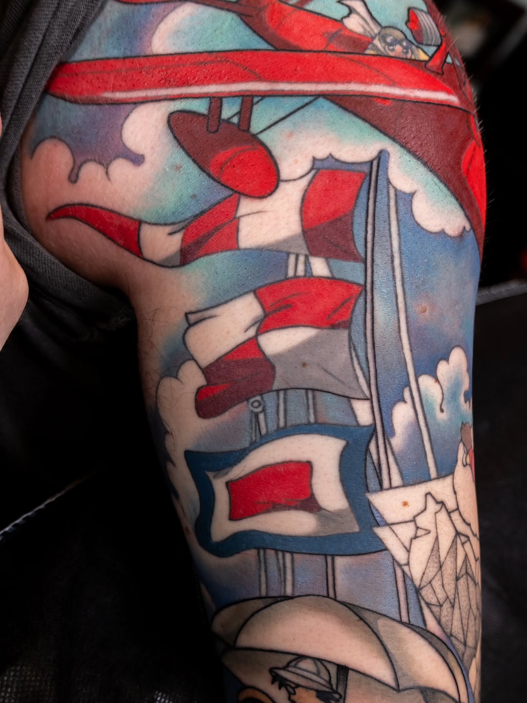 Tattoo by @lilith_tattoos — new_school, anime