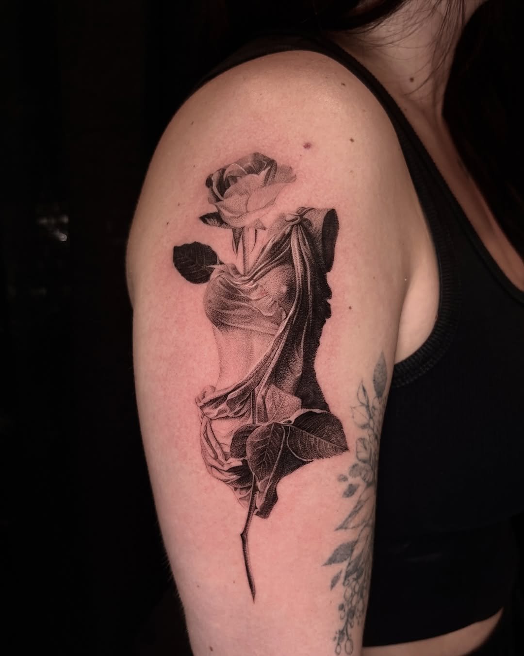 Tattoo by @wonniiink — realism, black_and_grey
