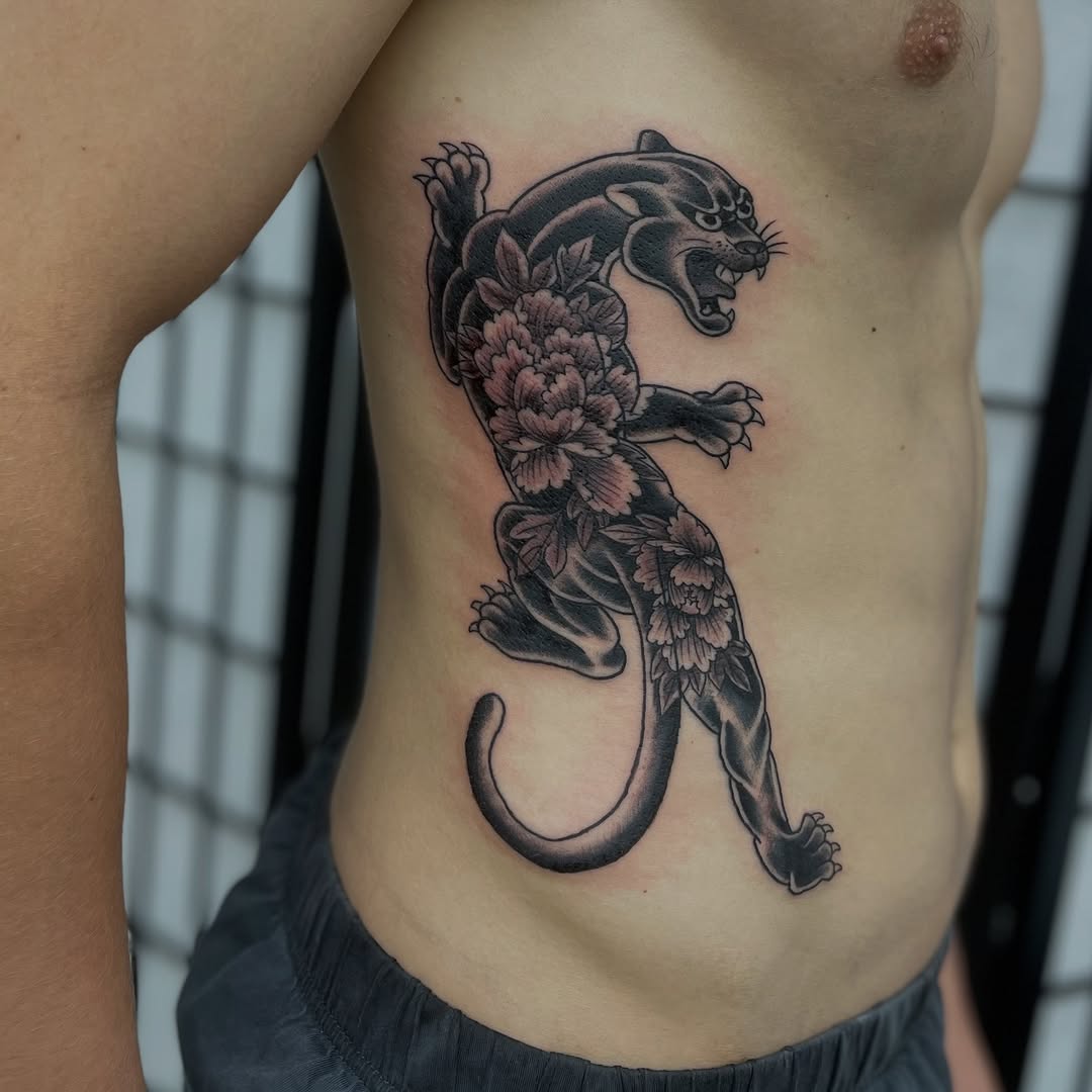 Tattoo by @jonah_levin — japanese_irezumi, black_and_grey