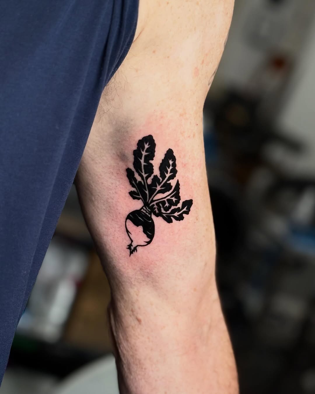 Tattoo by @scottmakesart — blackwork