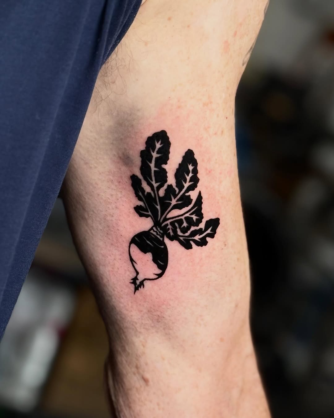 Tattoo by @scottmakesart — blackwork