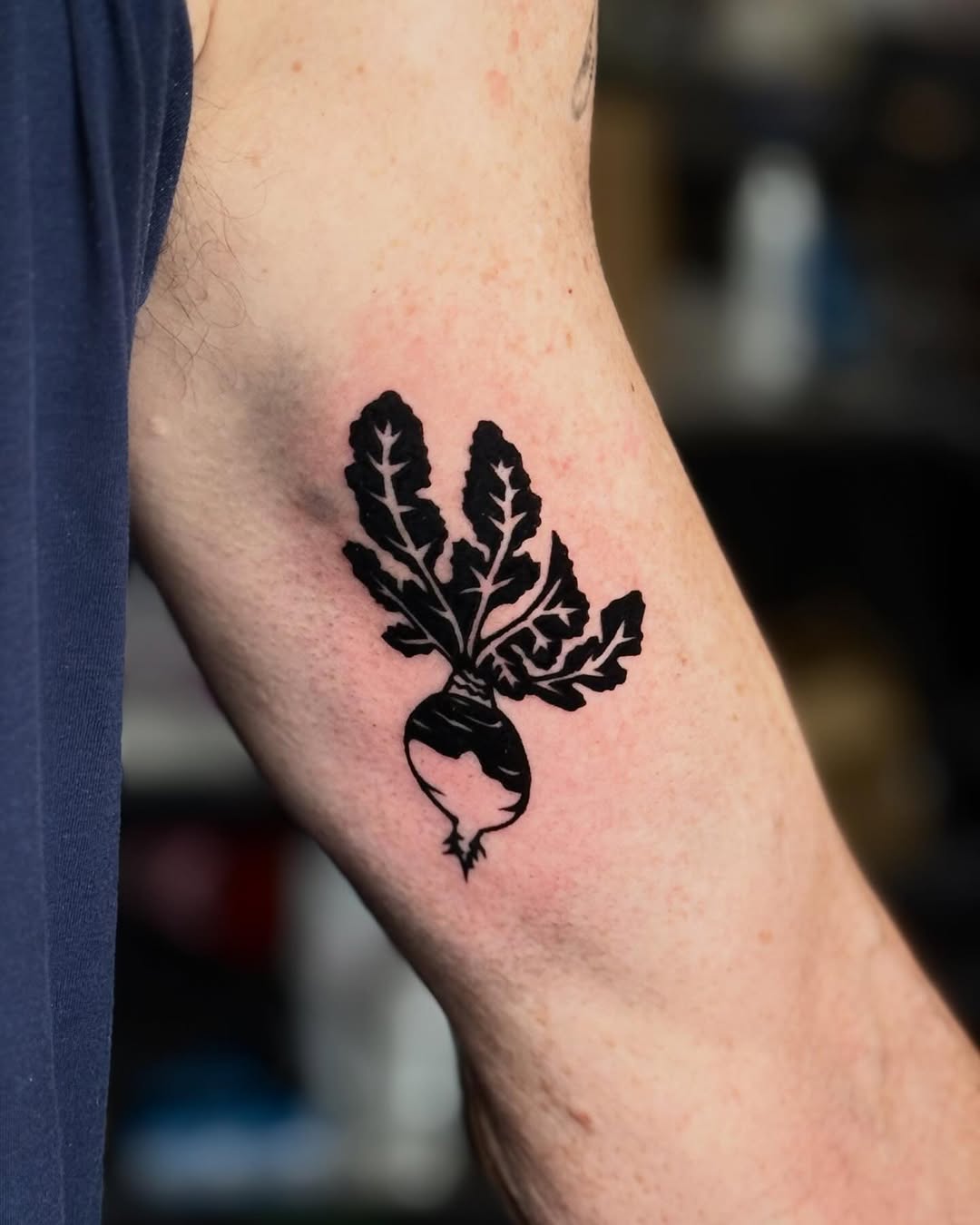 Tattoo by @scottmakesart — blackwork