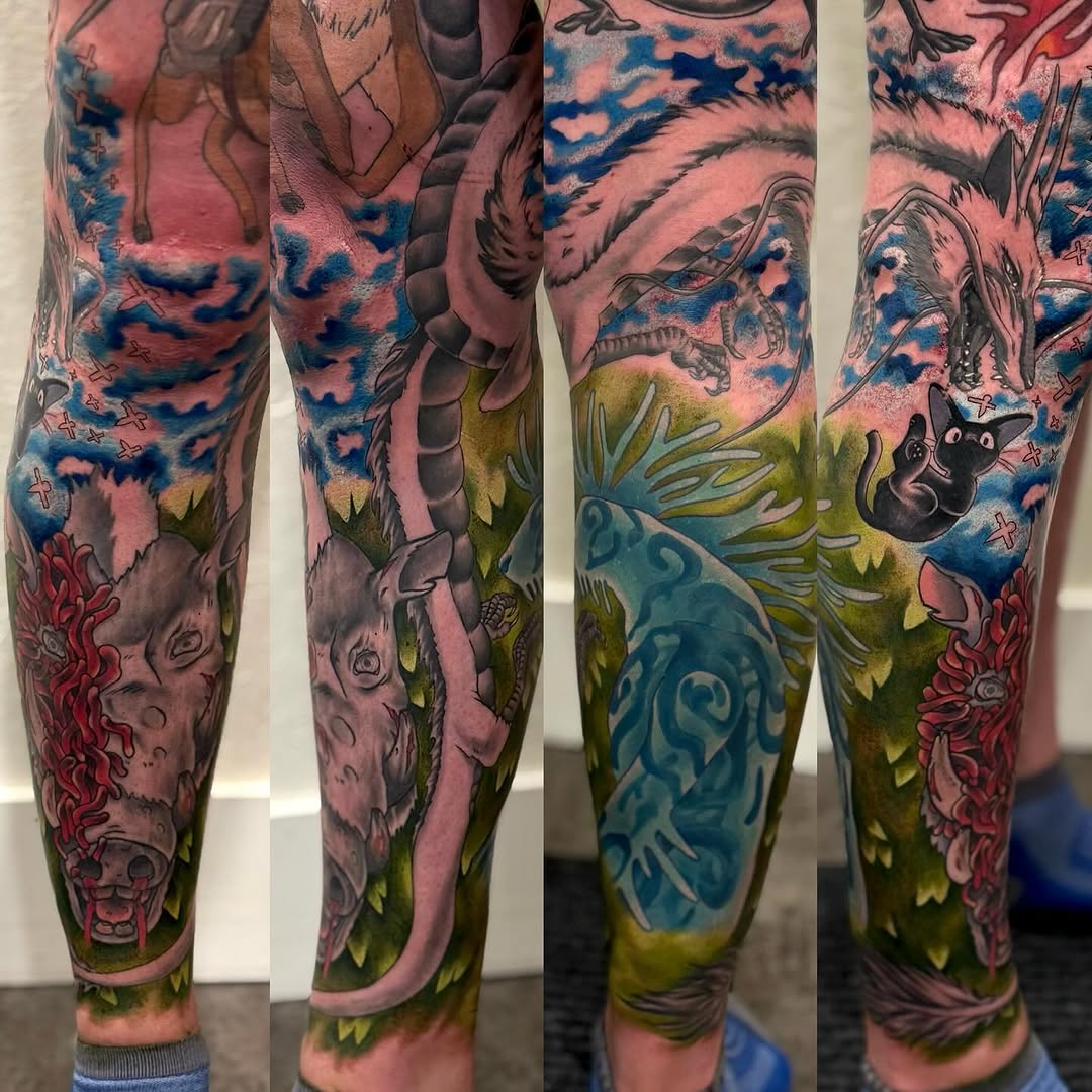 Tattoo by @alexis.tattoos — anime, illustrative