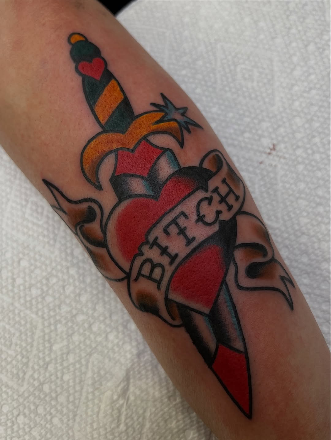 Tattoo by @alvatattoo_ — american_traditional, lettering_script