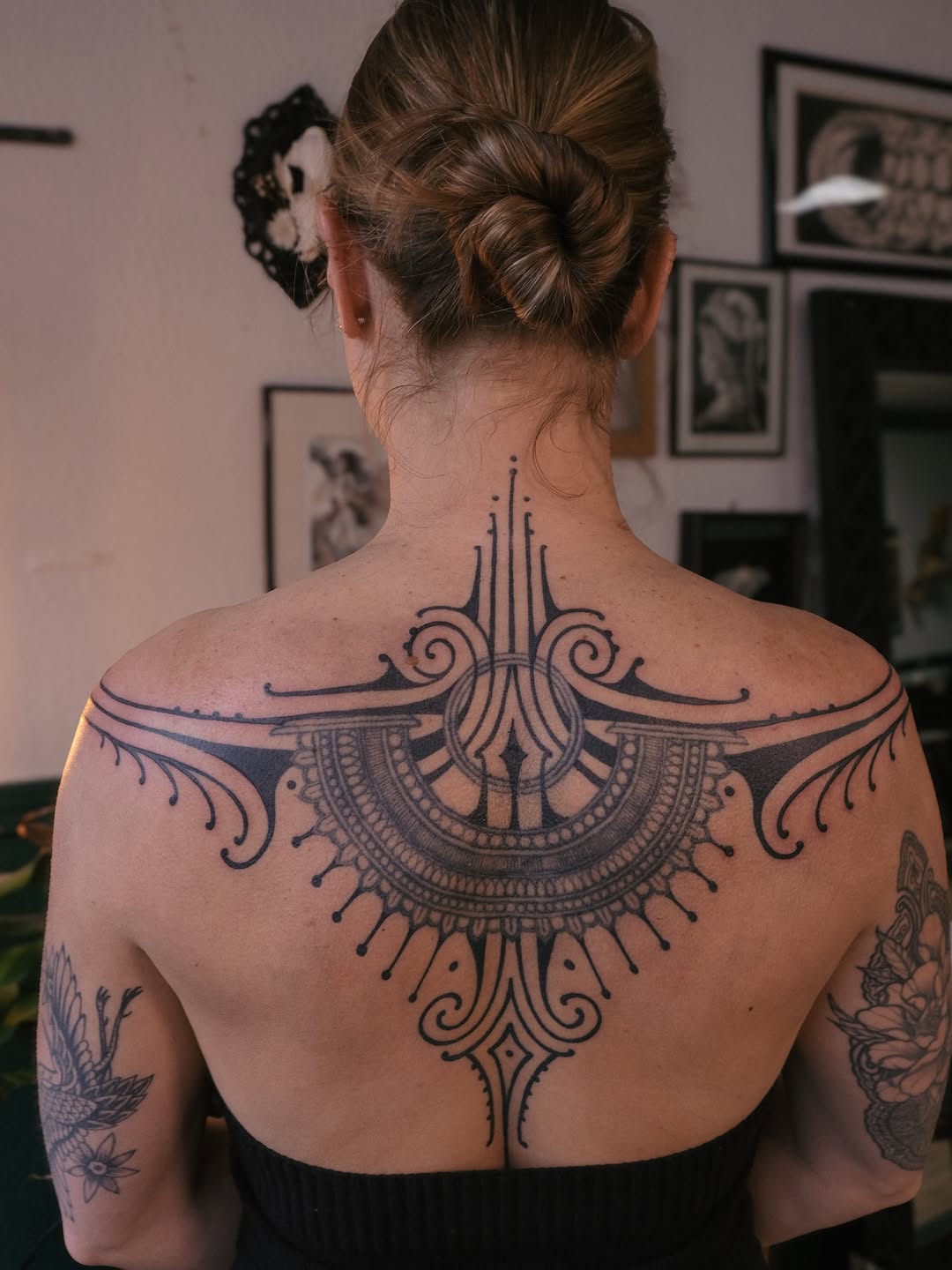 Tattoo by @yasa.tattoo — blackwork, ornamental