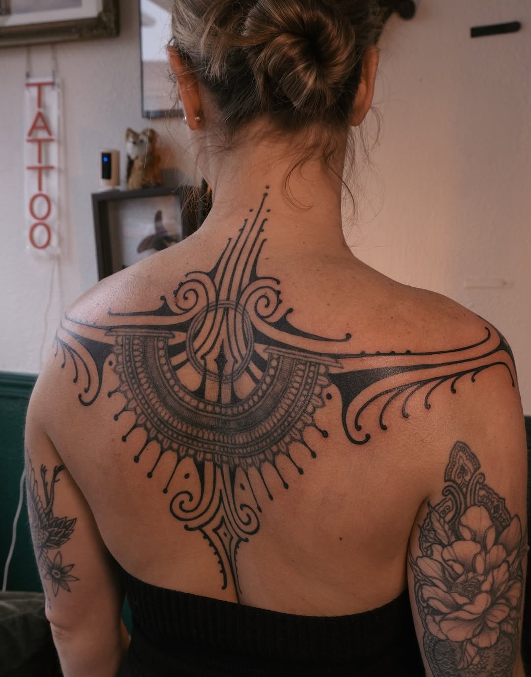 Tattoo by @yasa.tattoo — blackwork, ornamental