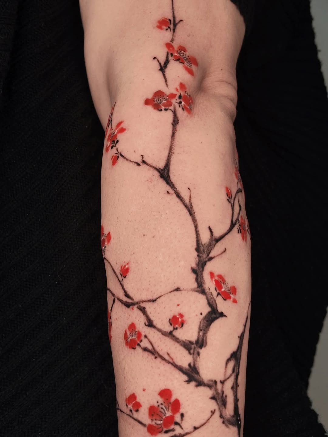 Tattoo by @junsinkmontreal โ japanese_irezumi, watercolor