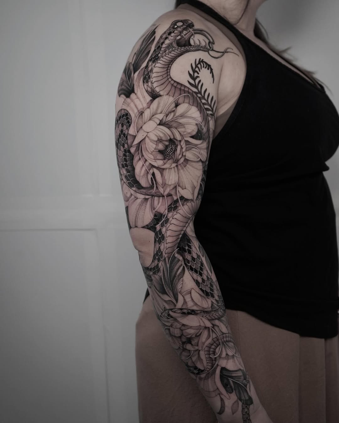 Tattoo by @inkidu_drew — black_and_grey, realism