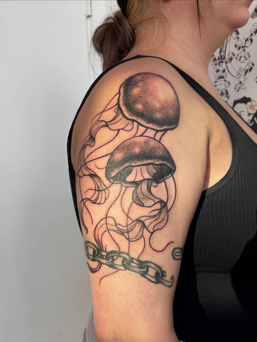 Tattoo by @leahleinani.tattoos — black_and_grey