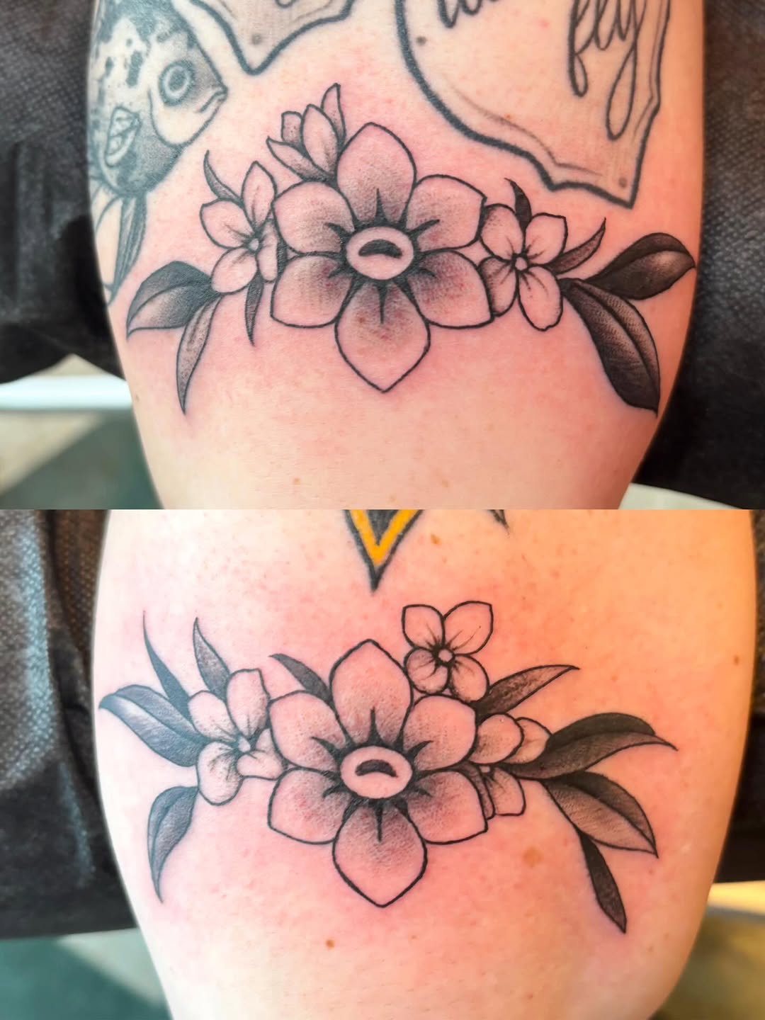 Tattoo by @leahleinani.tattoos — black_and_grey