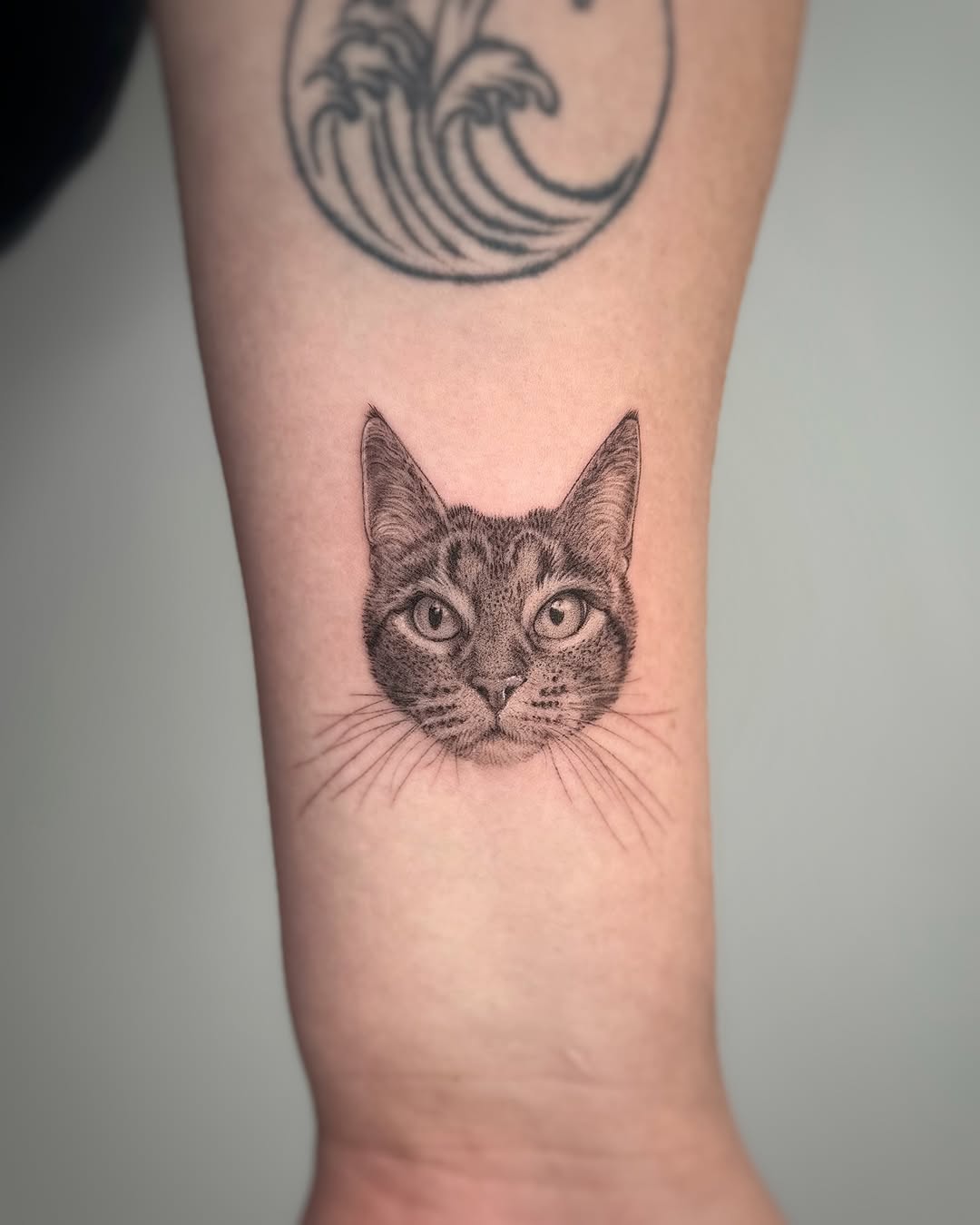 Tattoo by @whiskietattoos โ realism, dotwork