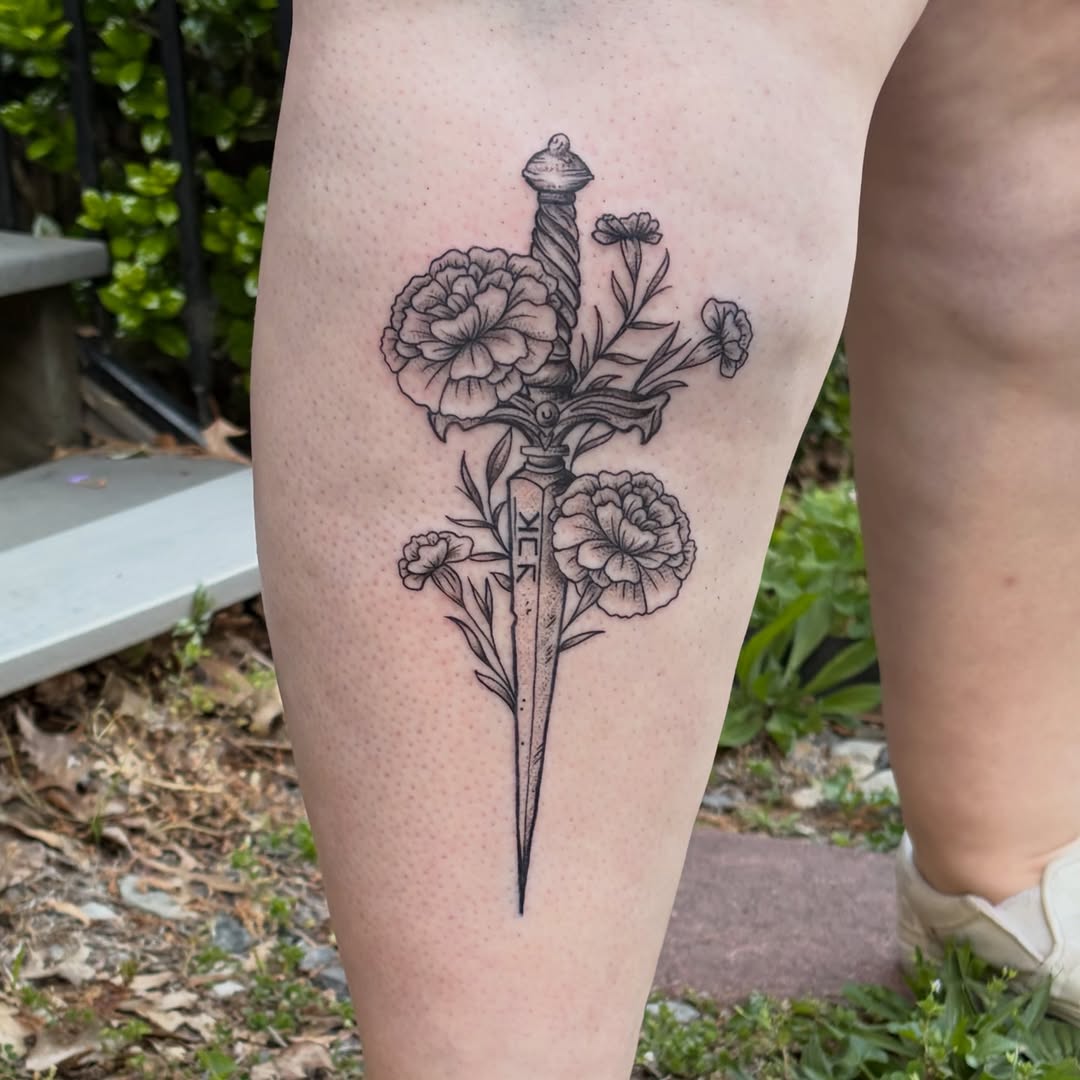 Tattoo by @rosemarie_tattoo β black_and_grey