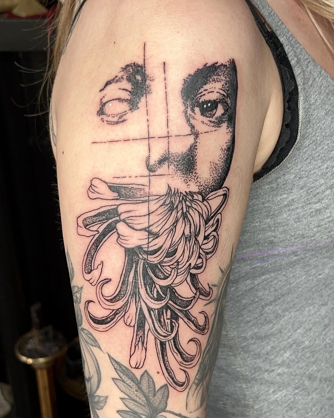 Tattoo by @_nyland โ black_and_grey
