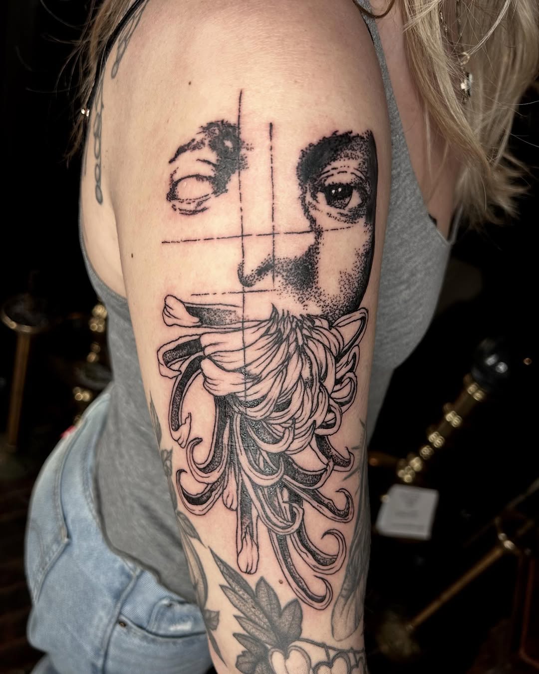 Tattoo by @_nyland โ black_and_grey