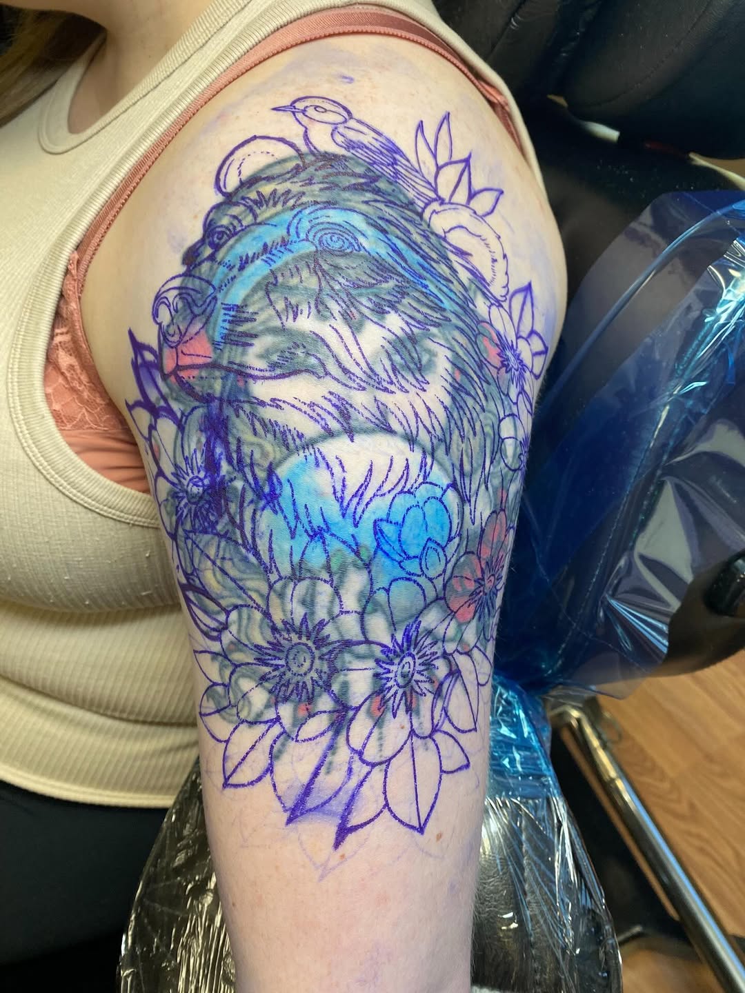 Tattoo by @austintimberlaketattoo — realism, black_and_grey