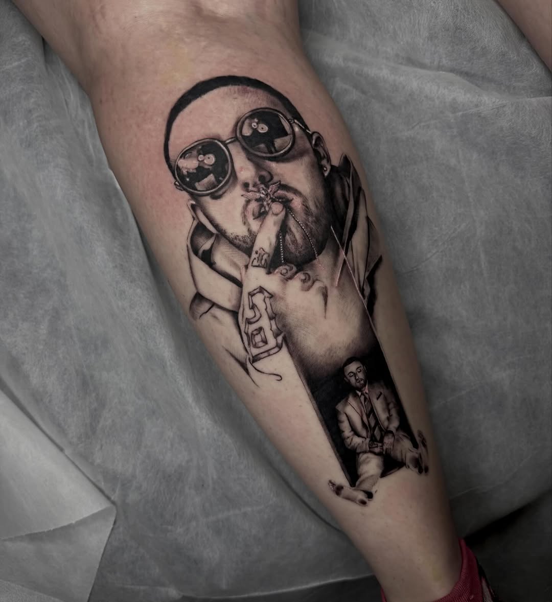 Tattoo by @whip_spurstattoo — realism, black_and_grey