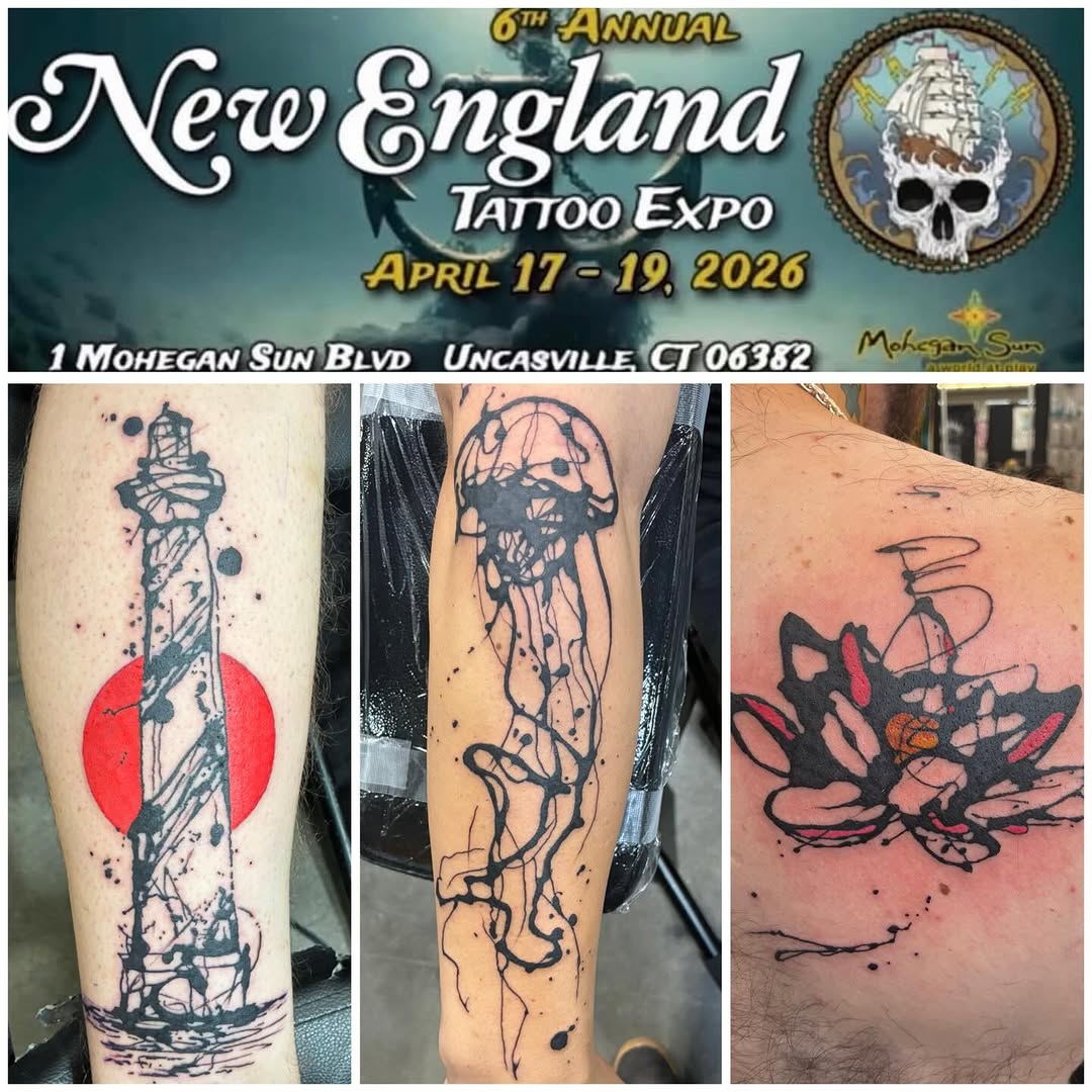 Tattoo by @keithcromieart — trash_polka, blackwork