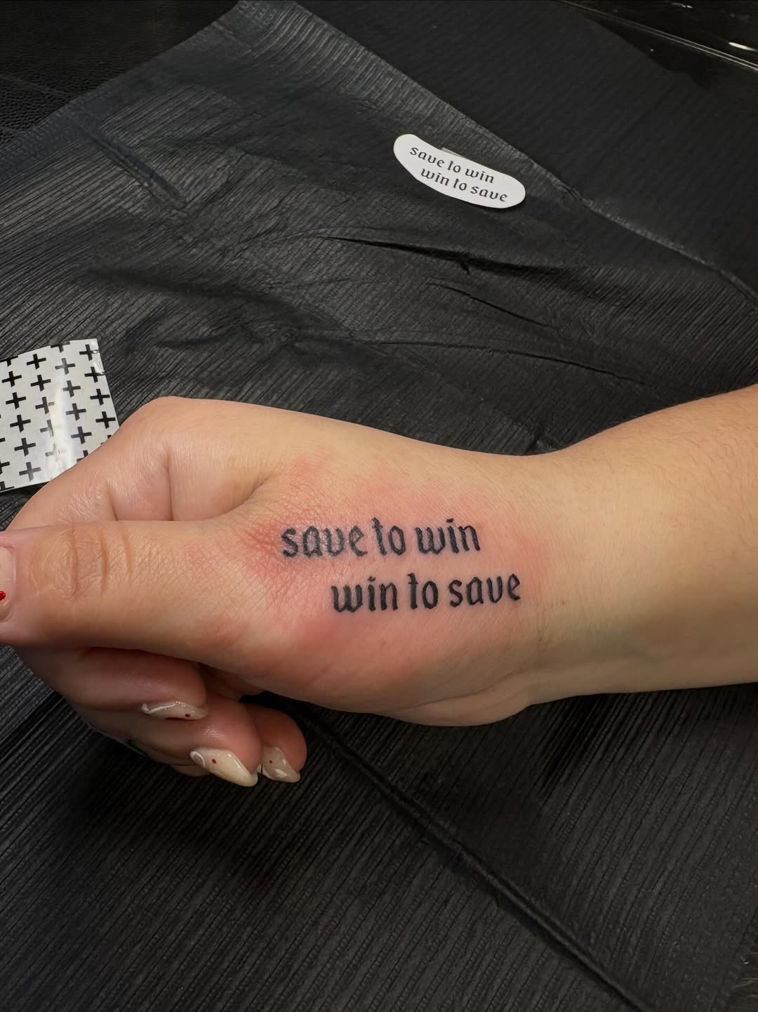 Tattoo by @aeipathy.tattoo β lettering_script