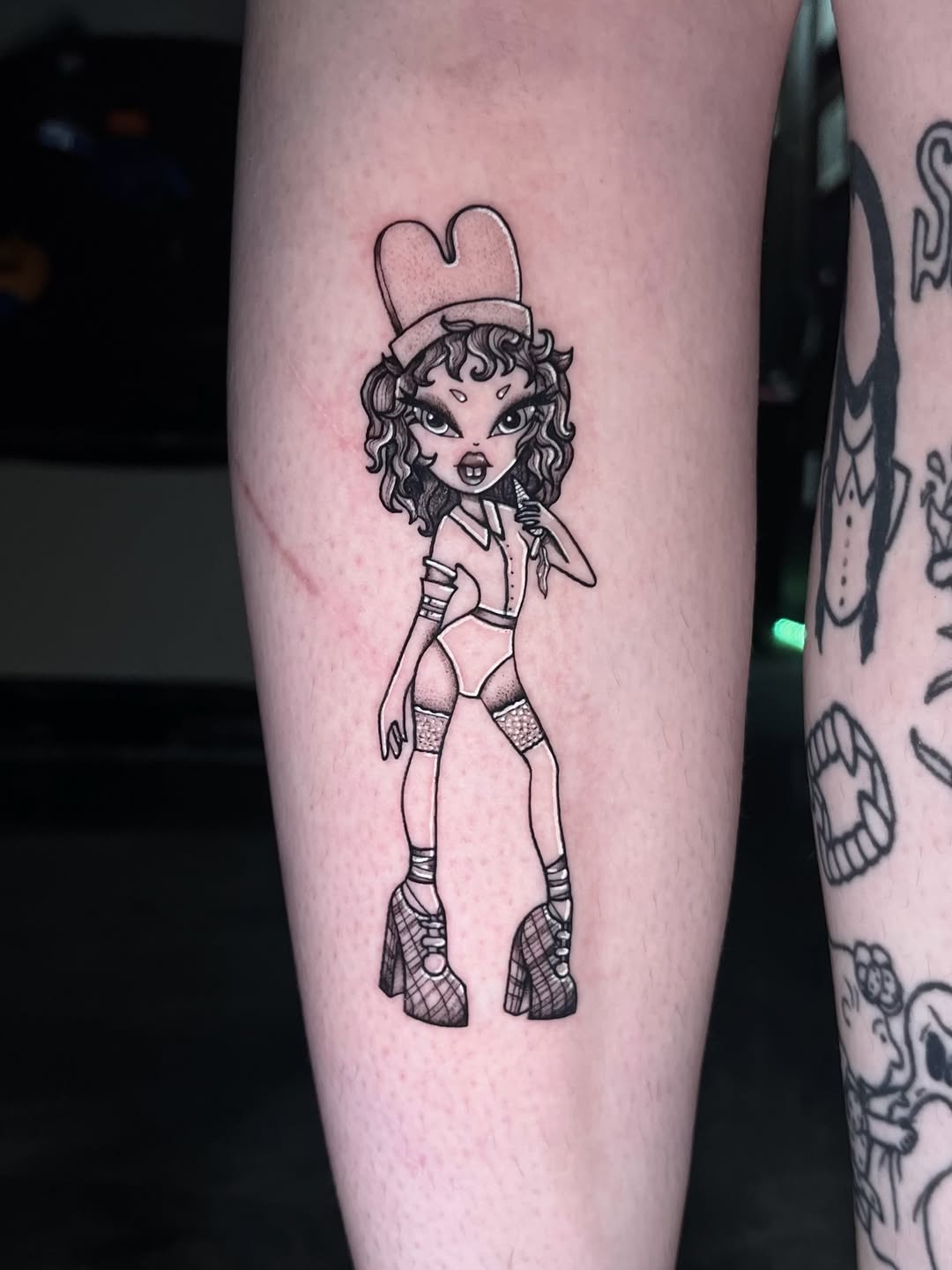 Tattoo by @kastle.pokes — new_school, black_and_grey