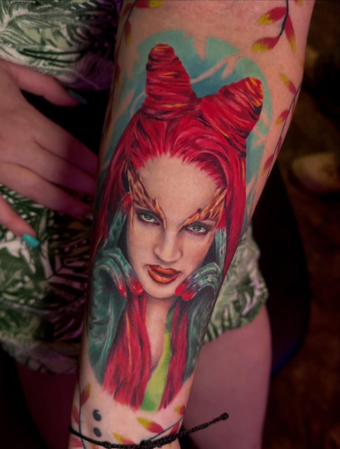 Tattoo by @alexis.tattoos — realism, trash_polka
