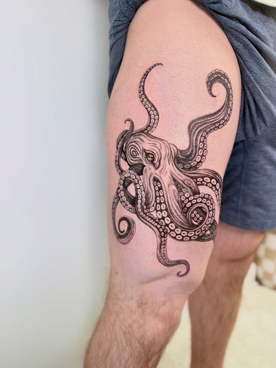 Tattoo by @yuri.tattooist — black_and_grey, realism