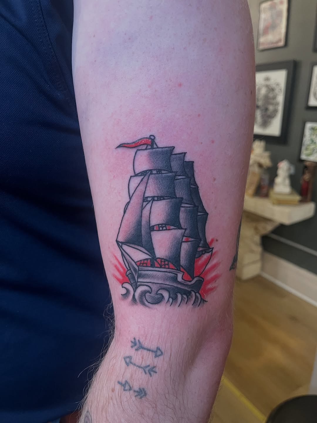 Tattoo by @jcridlin.tattoo — american_traditional, illustrative