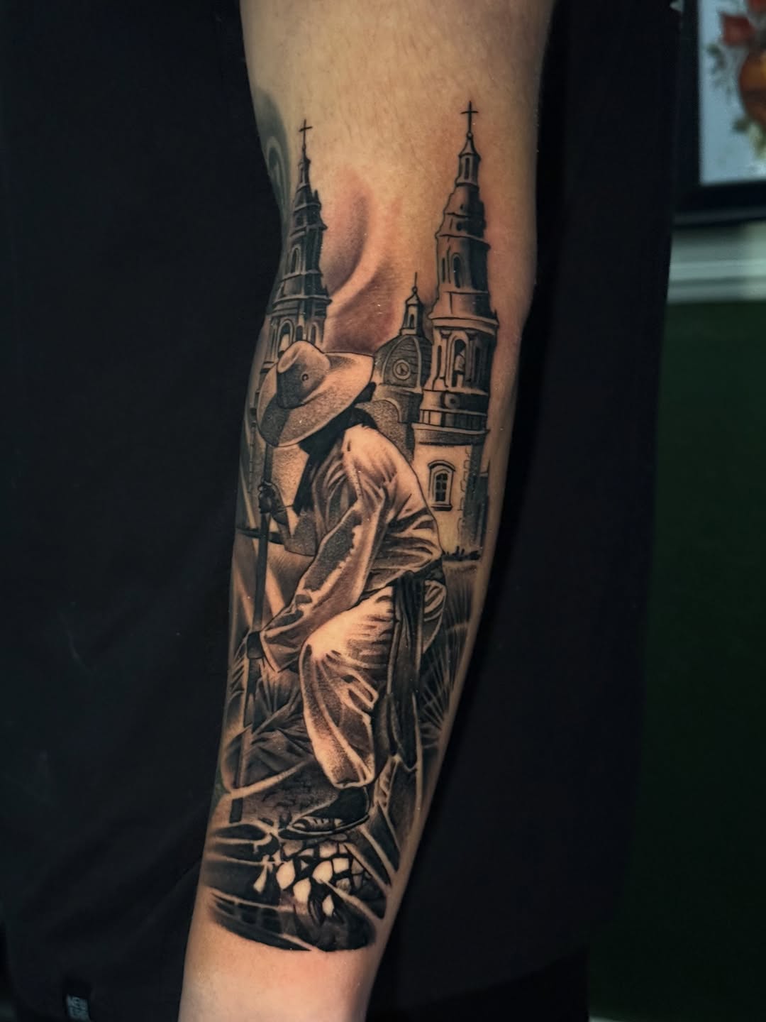 Tattoo by @tattoosbygonzo530 — realism, black_and_grey