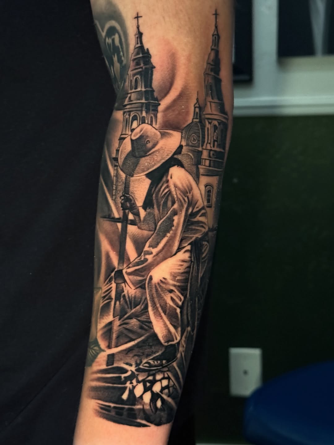 Tattoo by @tattoosbygonzo530 — realism, black_and_grey