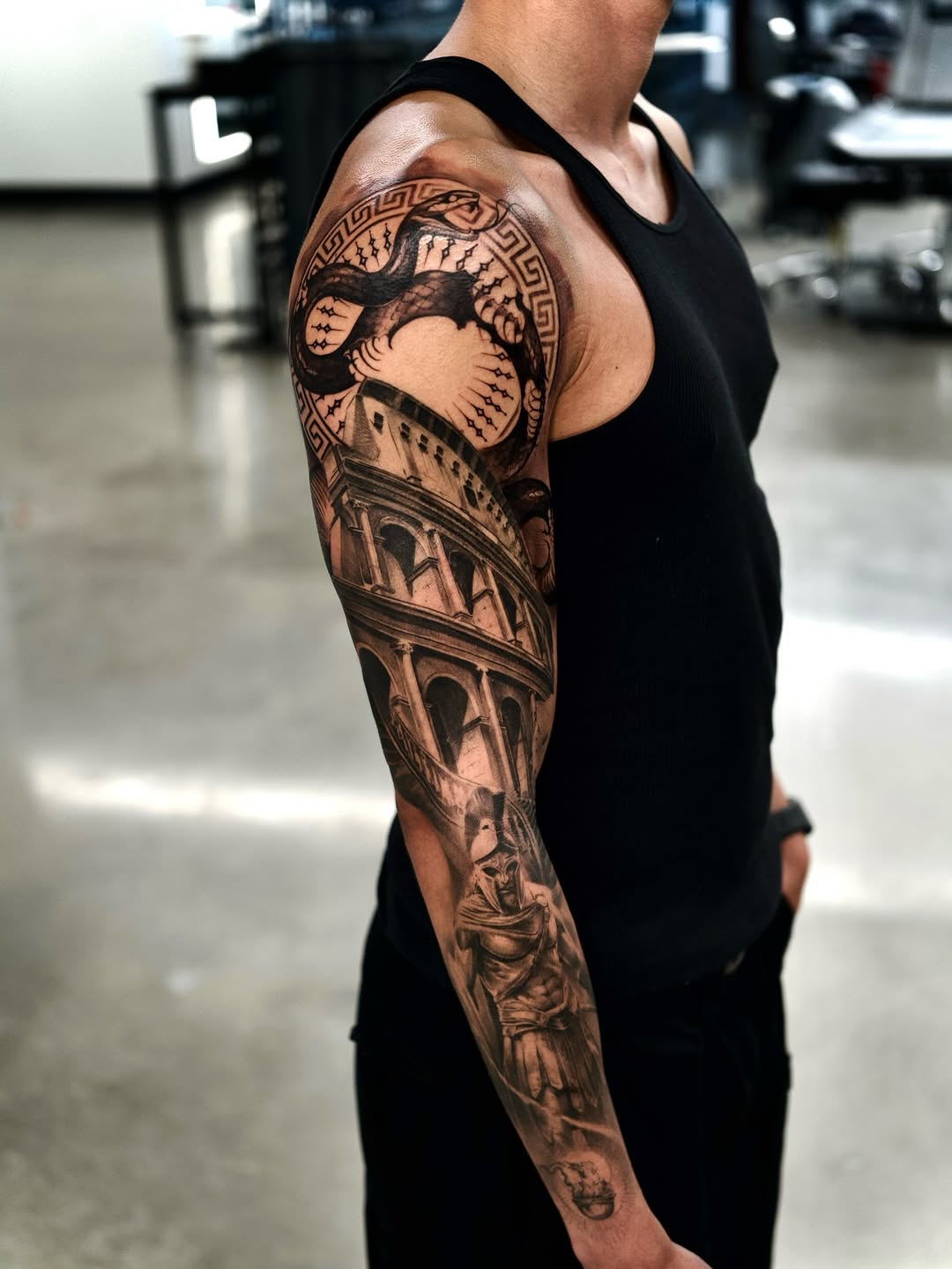 Tattoo by @power_pasha — realism, black_and_grey