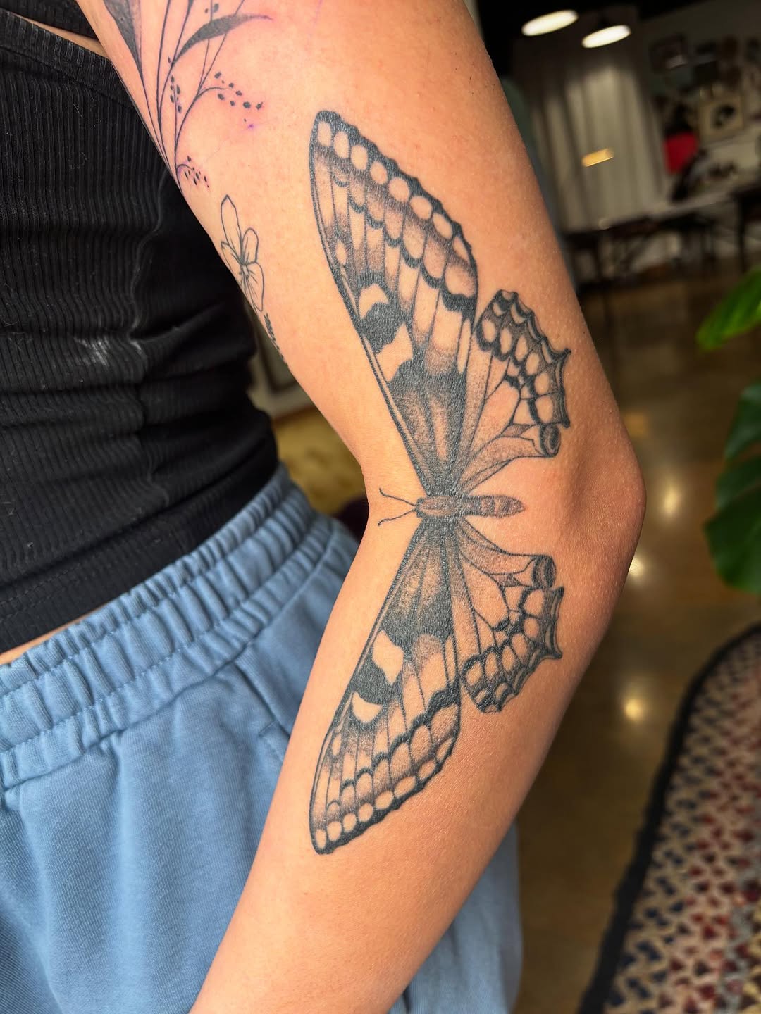 Tattoo by @kathleentattoos — black_and_grey