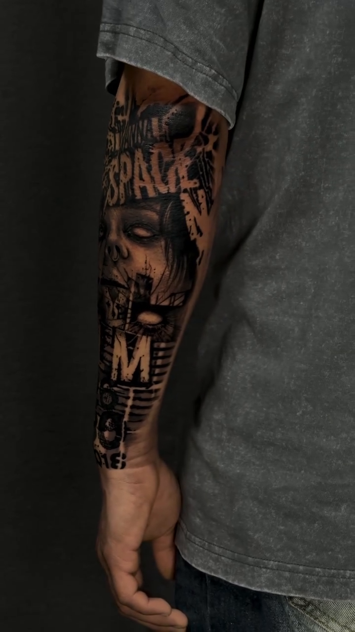 Tattoo by @3k_tat_too — black_and_grey, realism