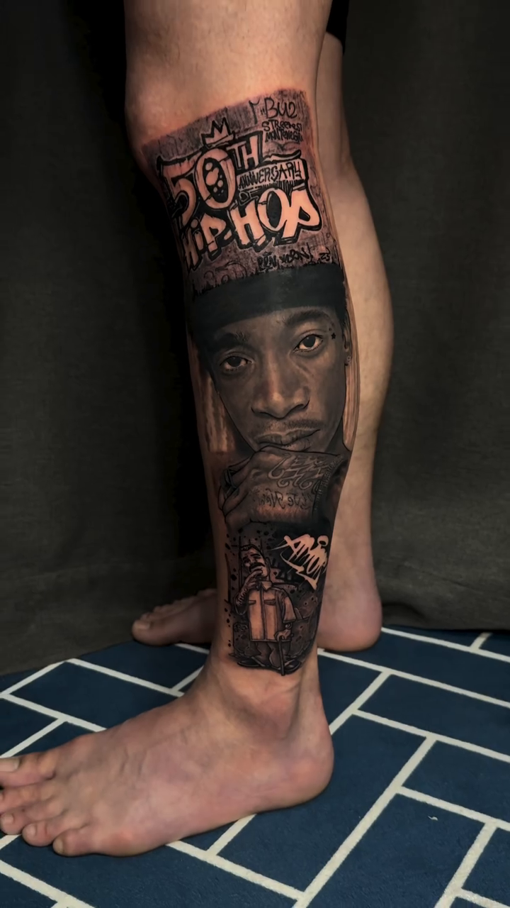 Tattoo by @3k_tat_too — black_and_grey, realism