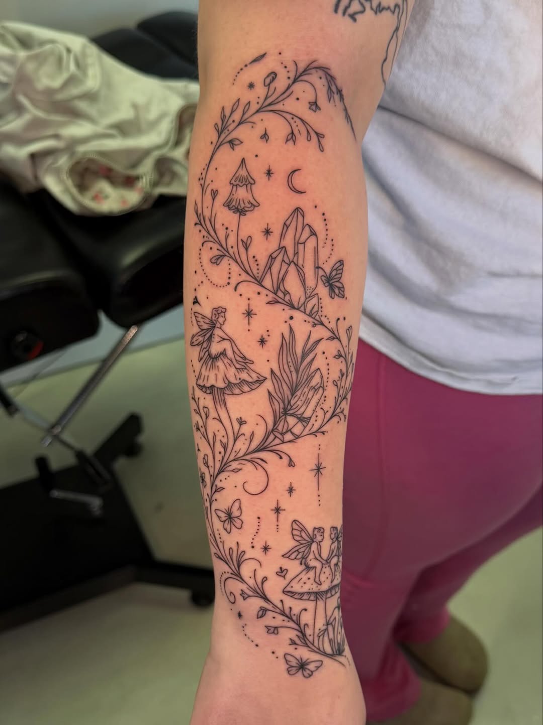 Tattoo by @tattooer_haylie — illustrative, fine_line