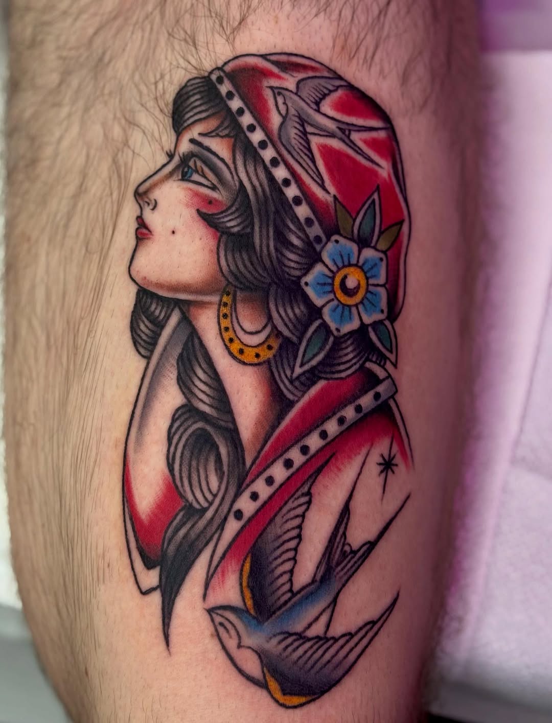 Tattoo by @deathbydejavu — american_traditional, illustrative