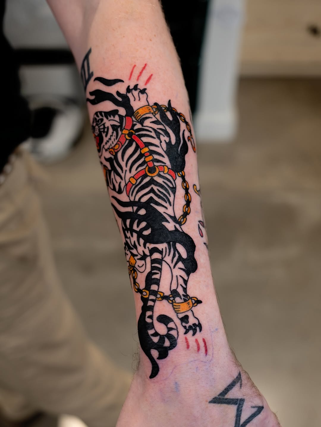 Tattoo by @sadcattattoo — american_traditional