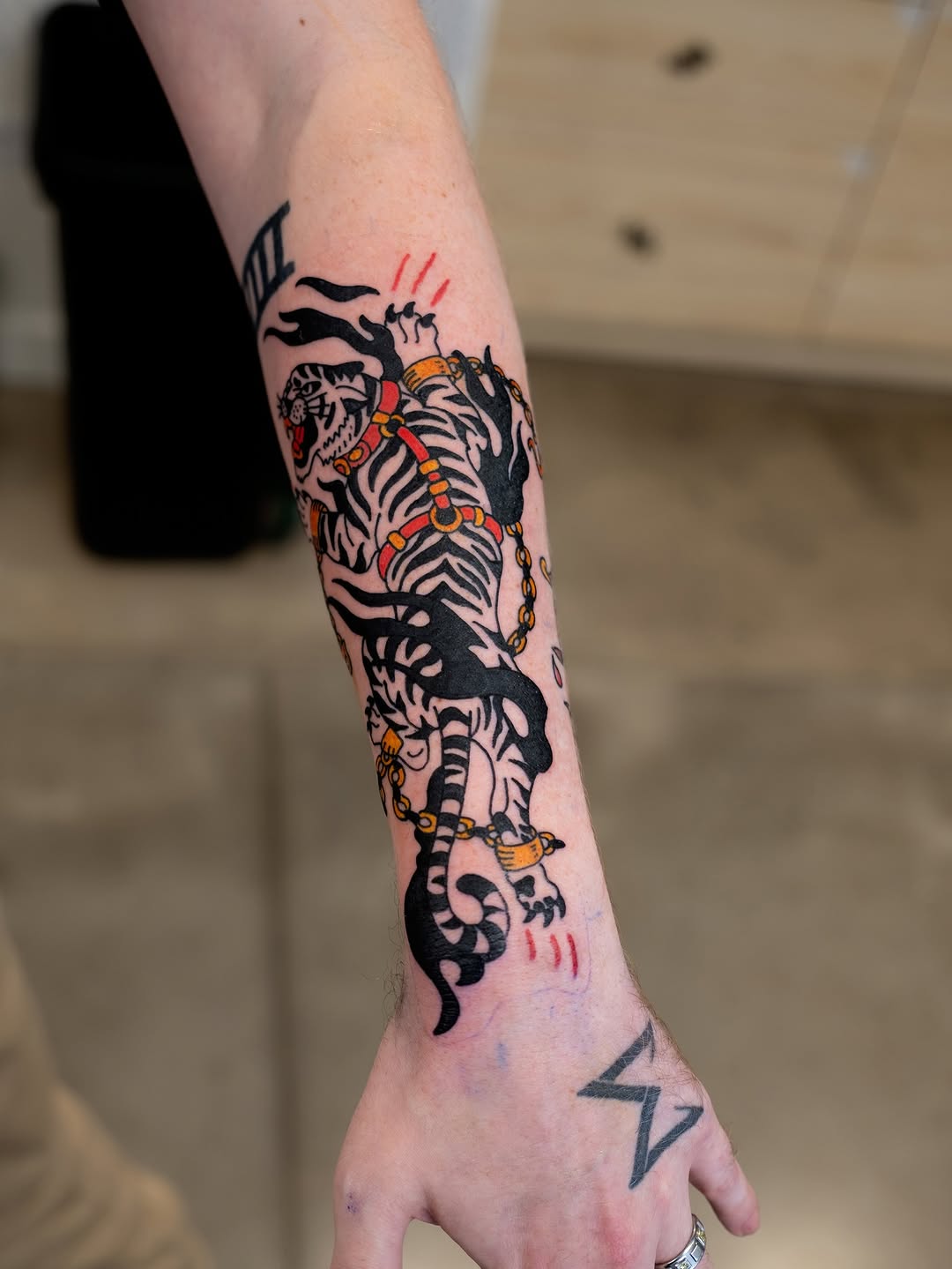 Tattoo by @sadcattattoo — american_traditional