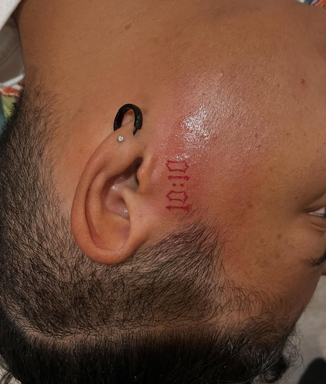 Tattoo by @oddn3n3 — lettering_script, minimalist