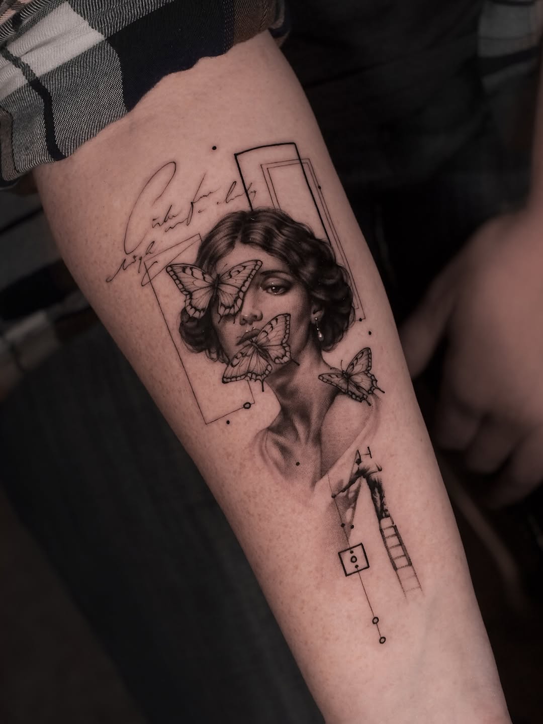 Tattoo by @moroztattooing — black_and_grey, illustrative