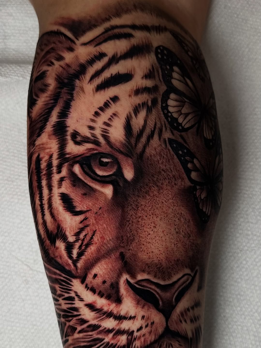 Tattoo by @artofshadow โ realism, black_and_grey