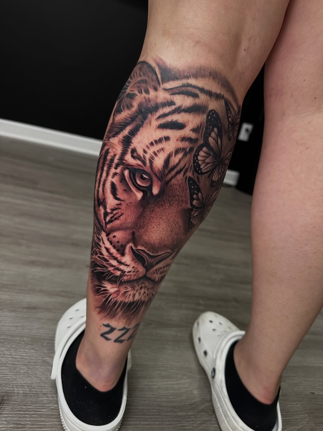 Tattoo by @artofshadow โ realism, black_and_grey